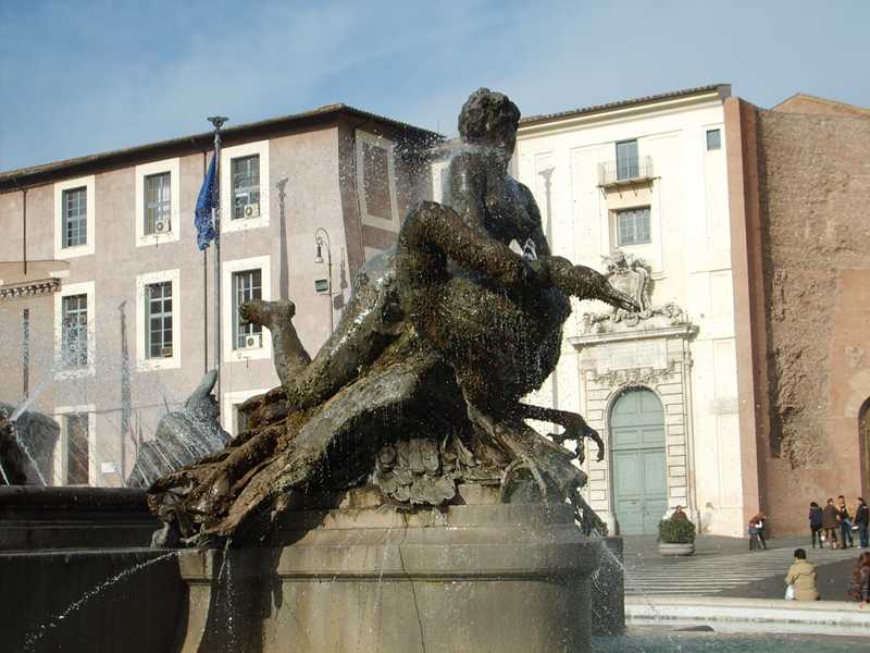 Piazza Esedra -autore- Leonardo Buluggiu.